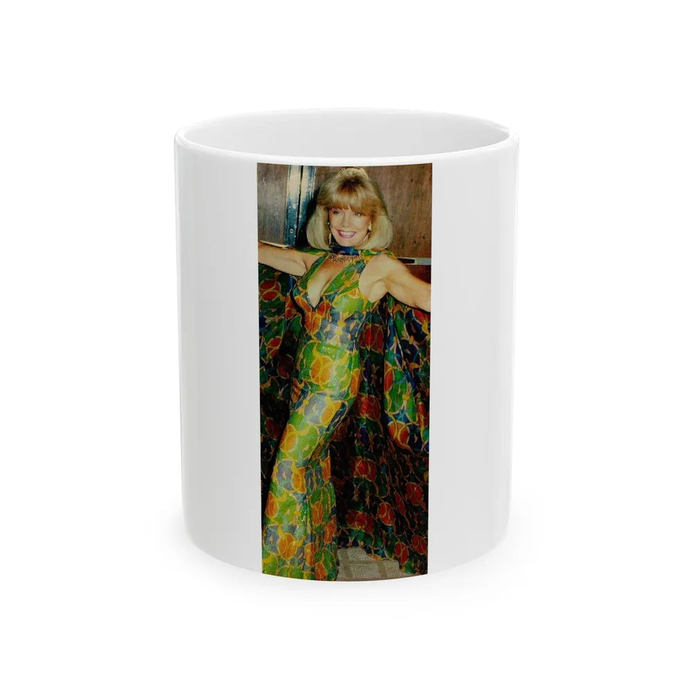 Terry Moore #728 (Vintage Female Icon) White Coffee Mug-11oz-Go Mug Yourself