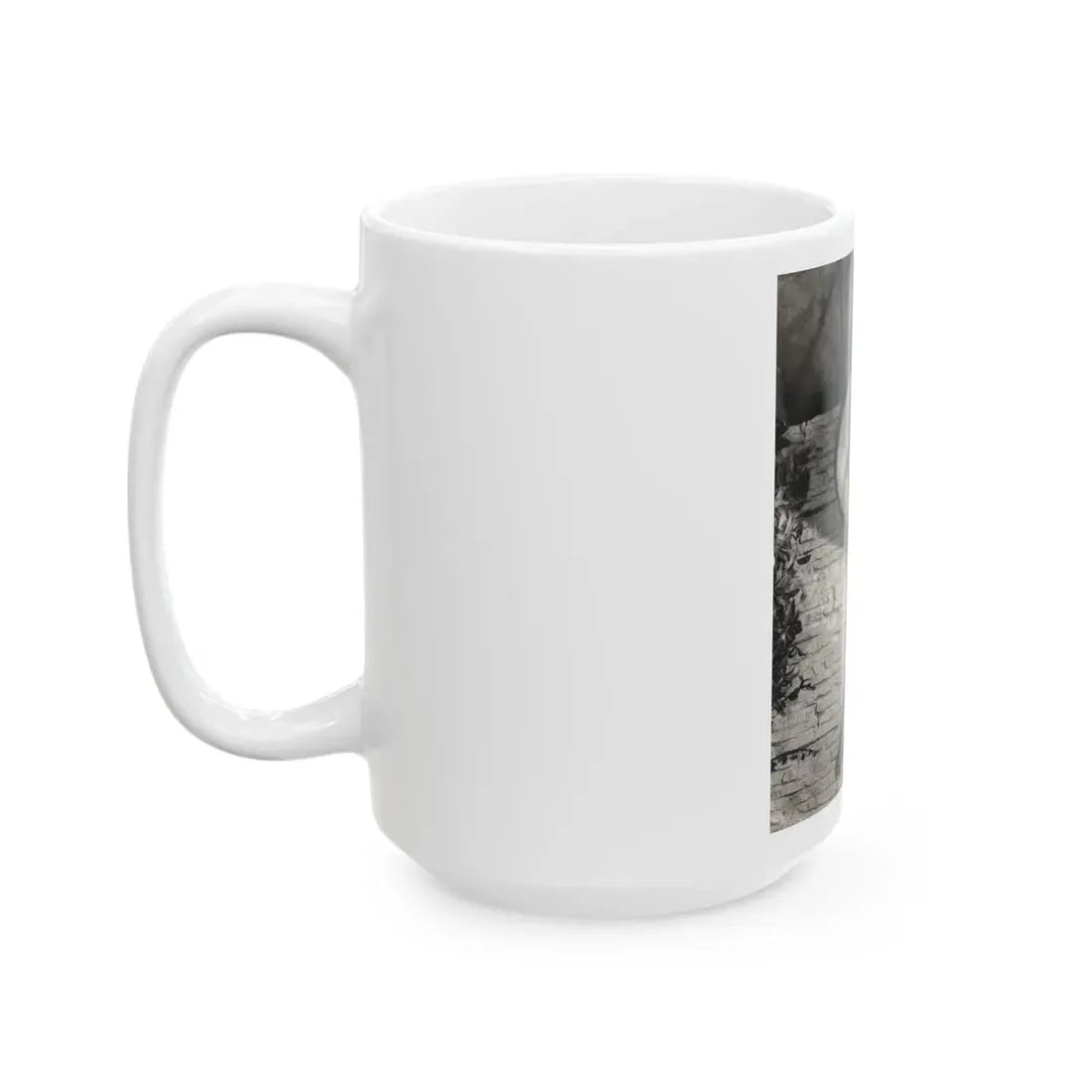 Terry Moore #732 - 8x10 1953 B&W Two Piece Full Body Swimsuit Barefoot Cheesecake Photo from 20th Century Fox Photo Shoot (Vintage Female Icon) White Coffee Mug - Go Mug Yourself
