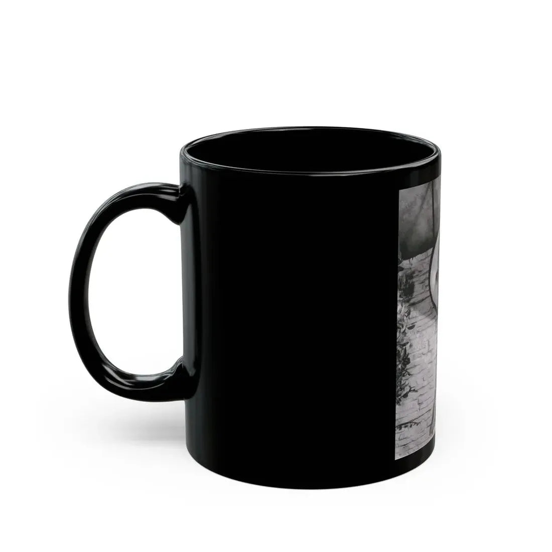 Terry Moore #732 - 8x10 1953 B&W Two Piece Full Body Swimsuit Barefoot Cheesecake Photo from 20th Century Fox Photo Shoot1 (Vintage Female Icon) Black Coffee Mug - Go Mug Yourself