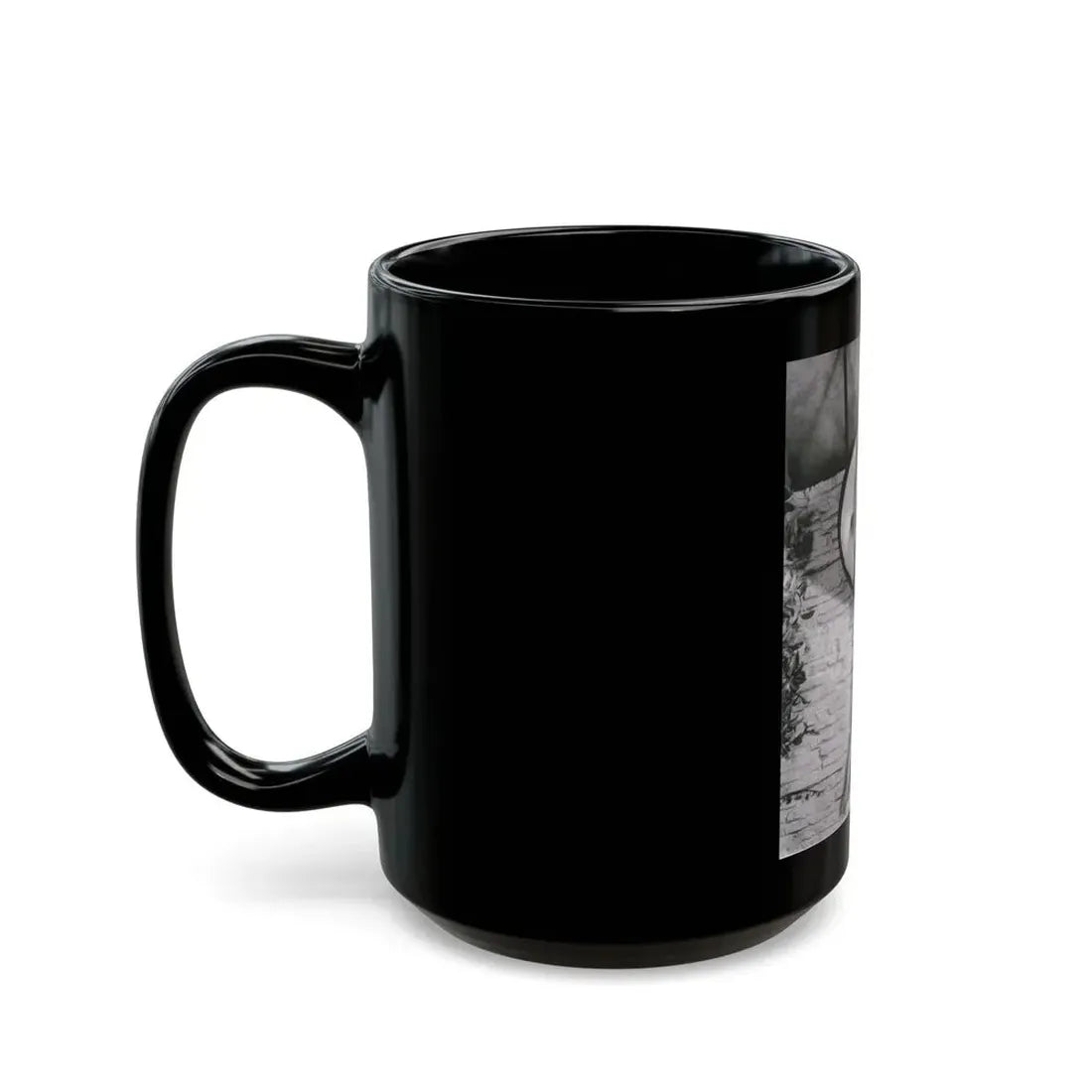 Terry Moore #732 - 8x10 1953 B&W Two Piece Full Body Swimsuit Barefoot Cheesecake Photo from 20th Century Fox Photo Shoot1 (Vintage Female Icon) Black Coffee Mug - Go Mug Yourself