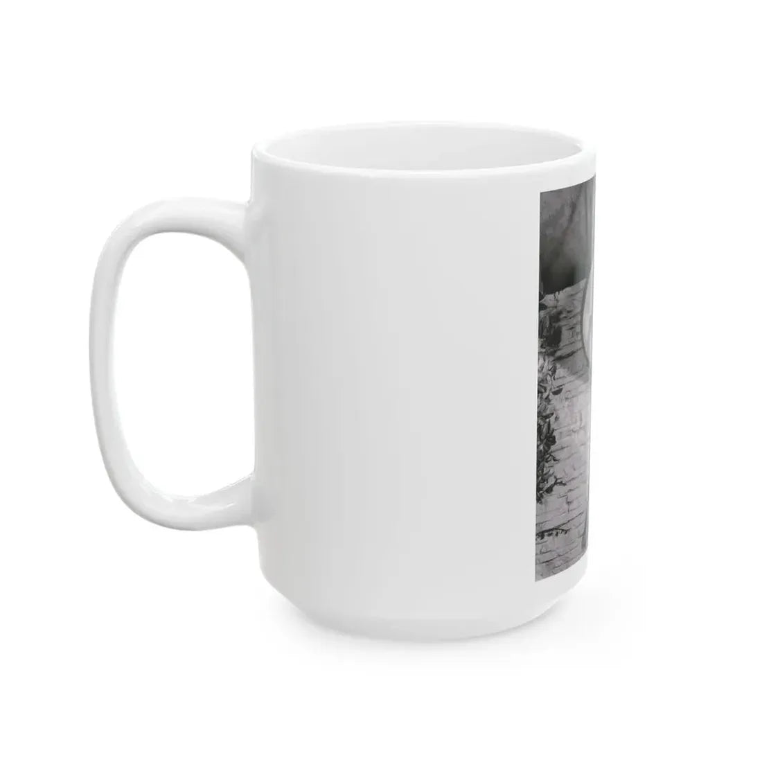 Terry Moore #732 - 8x10 1953 B&W Two Piece Full Body Swimsuit Barefoot Cheesecake Photo from 20th Century Fox Photo Shoot1 (Vintage Female Icon) White Coffee Mug - Go Mug Yourself