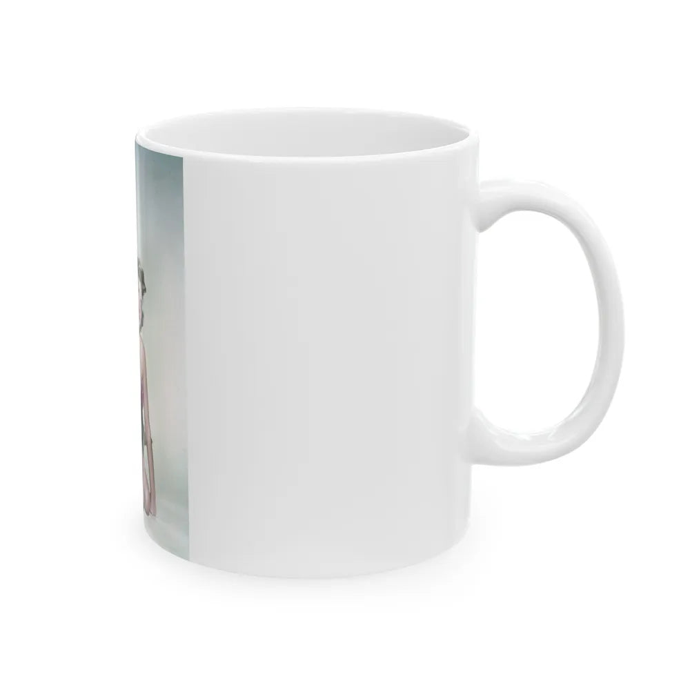 Terry Moore #7331 (Vintage Female Icon) White Coffee Mug-Go Mug Yourself