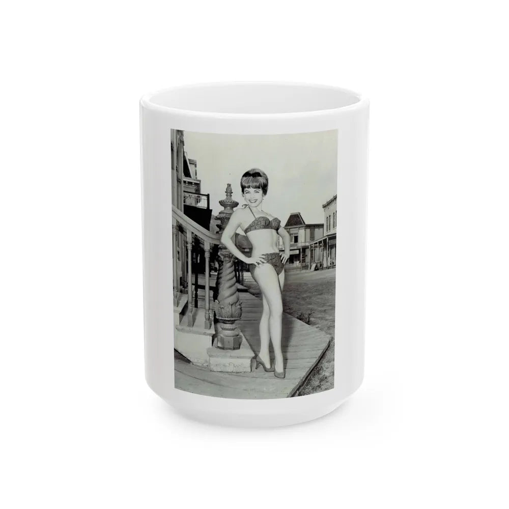 Terry Moore #740 (Vintage Female Icon) White Coffee Mug-15oz-Go Mug Yourself
