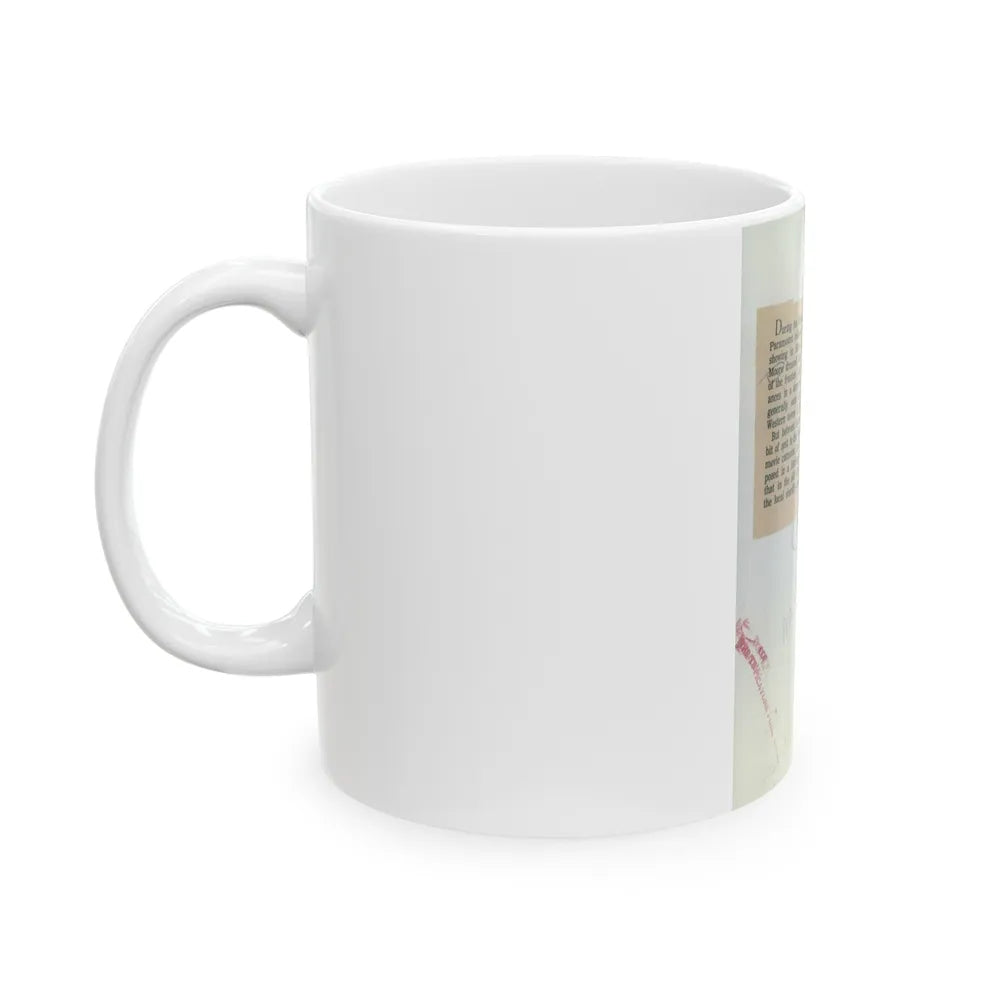 Terry Moore #7401 (Vintage Female Icon) White Coffee Mug-Go Mug Yourself