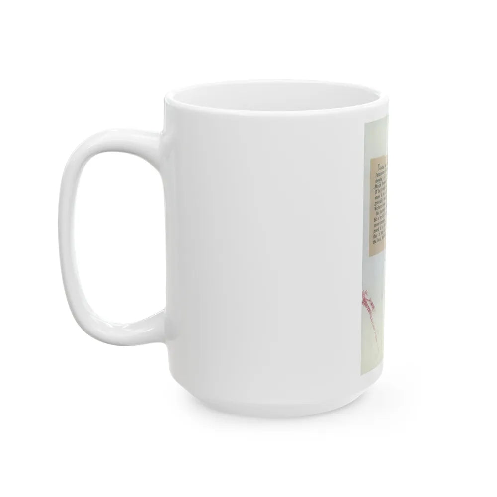 Terry Moore #7401 (Vintage Female Icon) White Coffee Mug-Go Mug Yourself