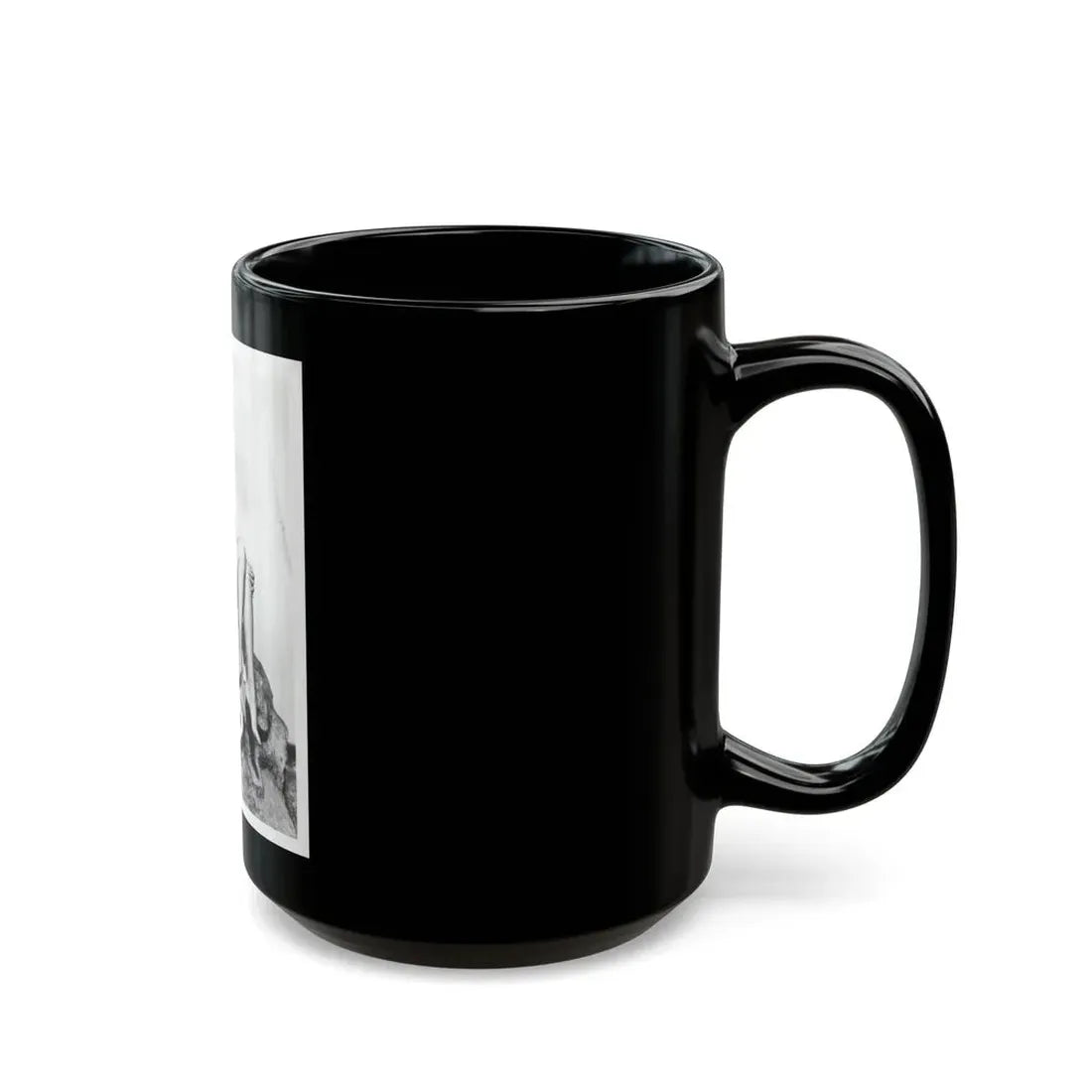 Terry Moore #744 - 8x10 B&W Full Body 1-Piece Swimsuit Cheesecake Photo signed from 1954 (Vintage Female Icon) Black Coffee Mug - Go Mug Yourself