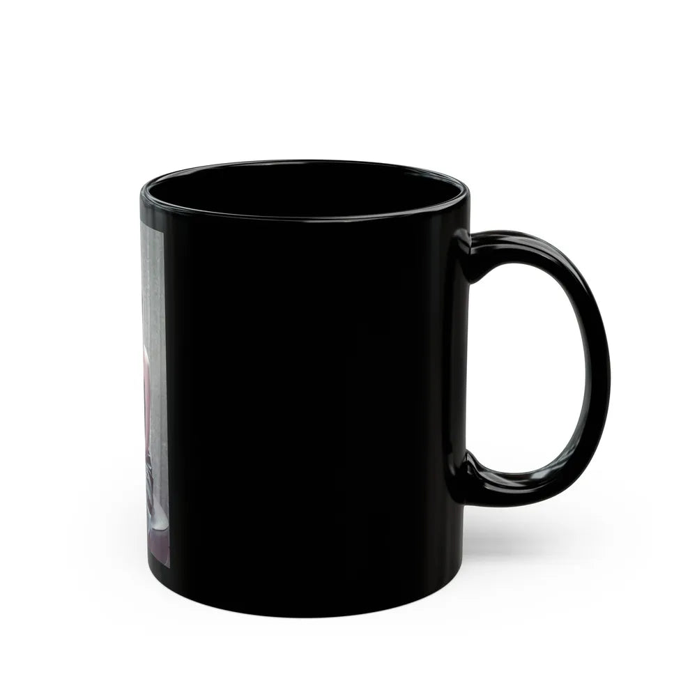 Terry Moore #747 (Vintage Female Icon) Black Coffee Mug-Go Mug Yourself