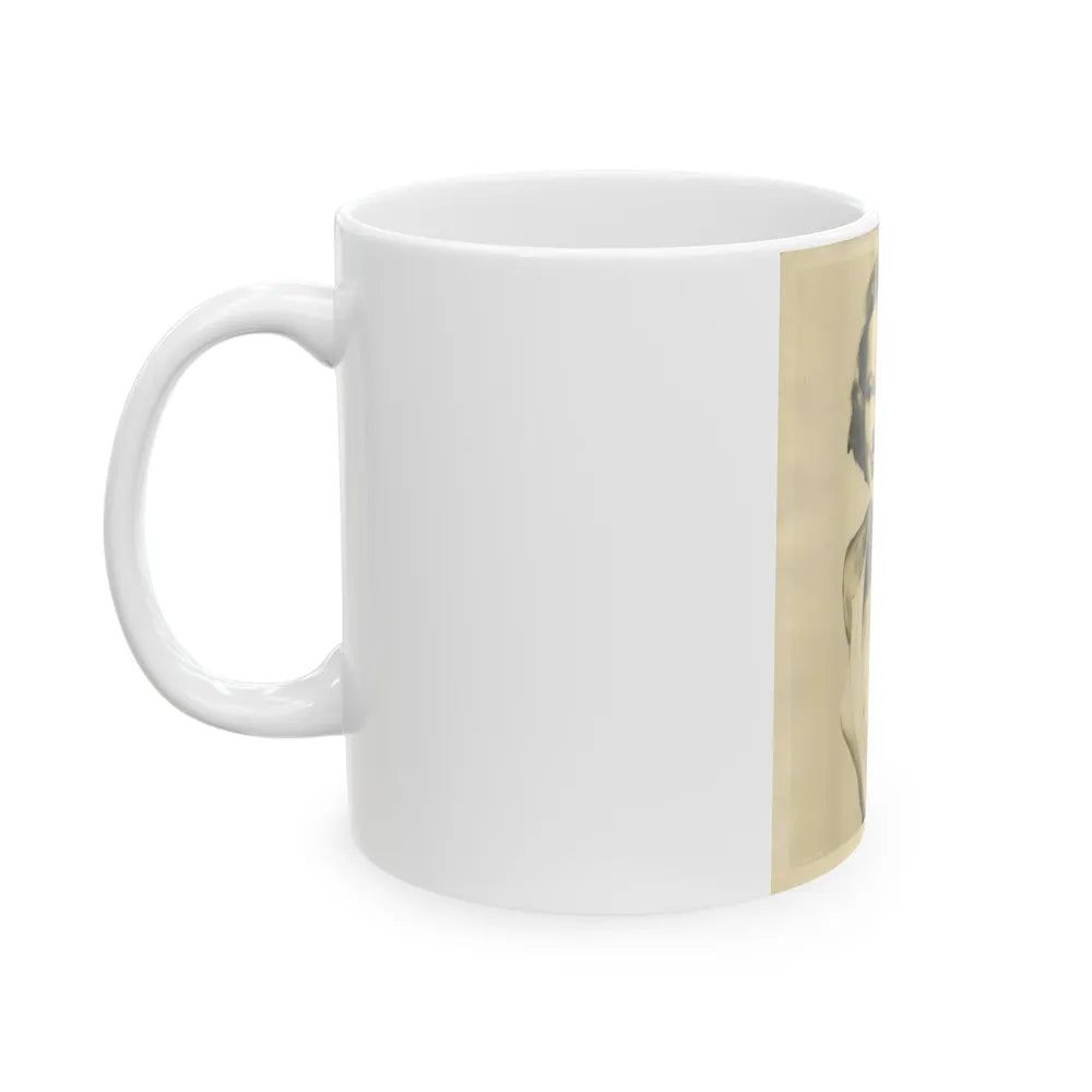 Terry Moore #97 (Vintage Female Icon) White Coffee Mug-Go Mug Yourself