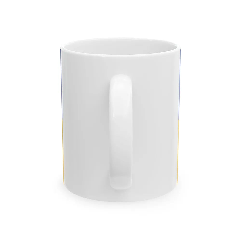 Tessenderlo vlag (Belgium) White Coffee Mug - Go Mug Yourself