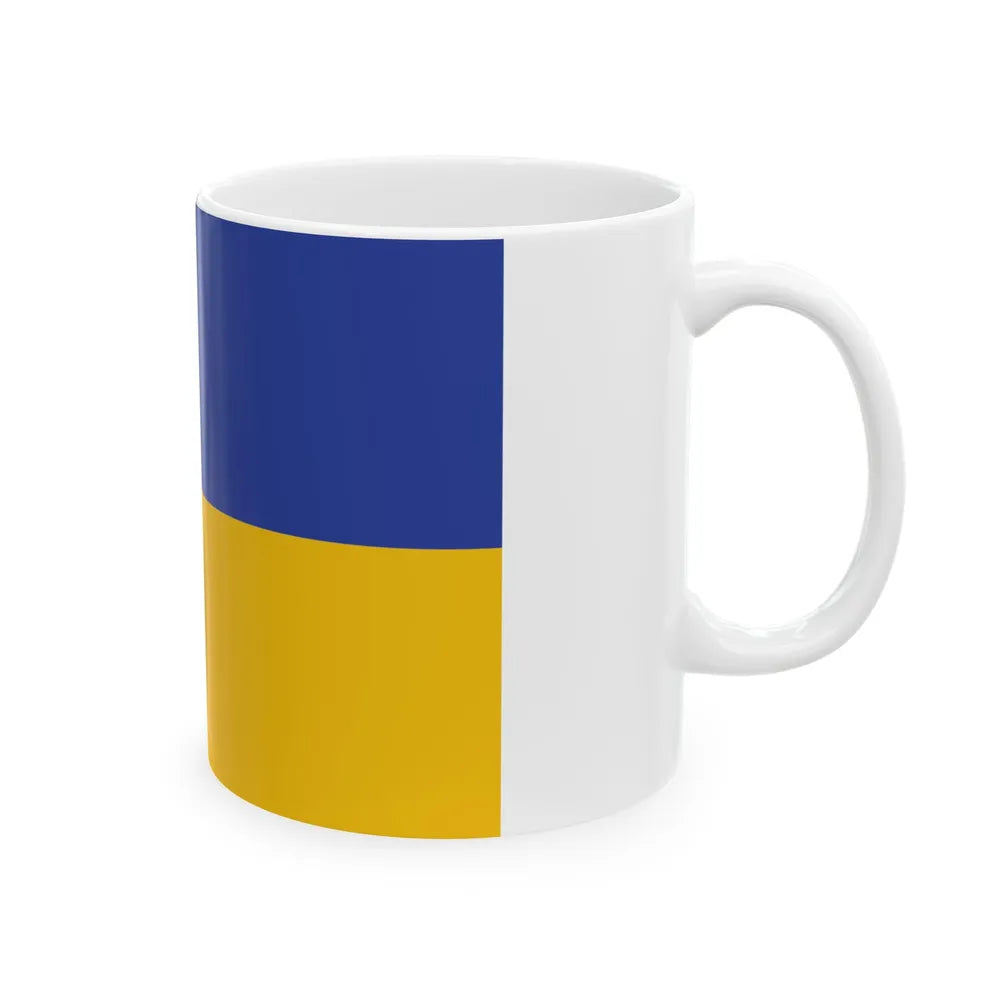 Tessenderlo vlag (Belgium) White Coffee Mug - Go Mug Yourself