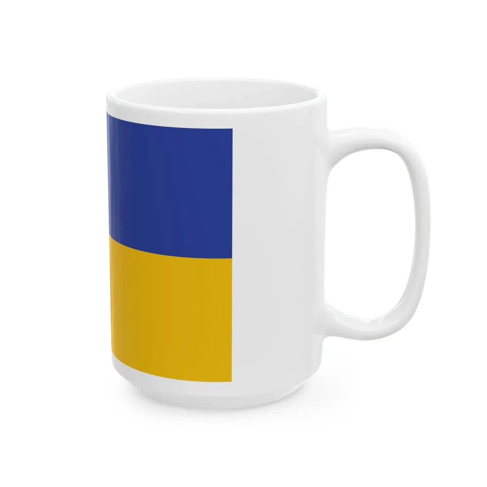 Tessenderlo vlag (Belgium) White Coffee Mug - Go Mug Yourself