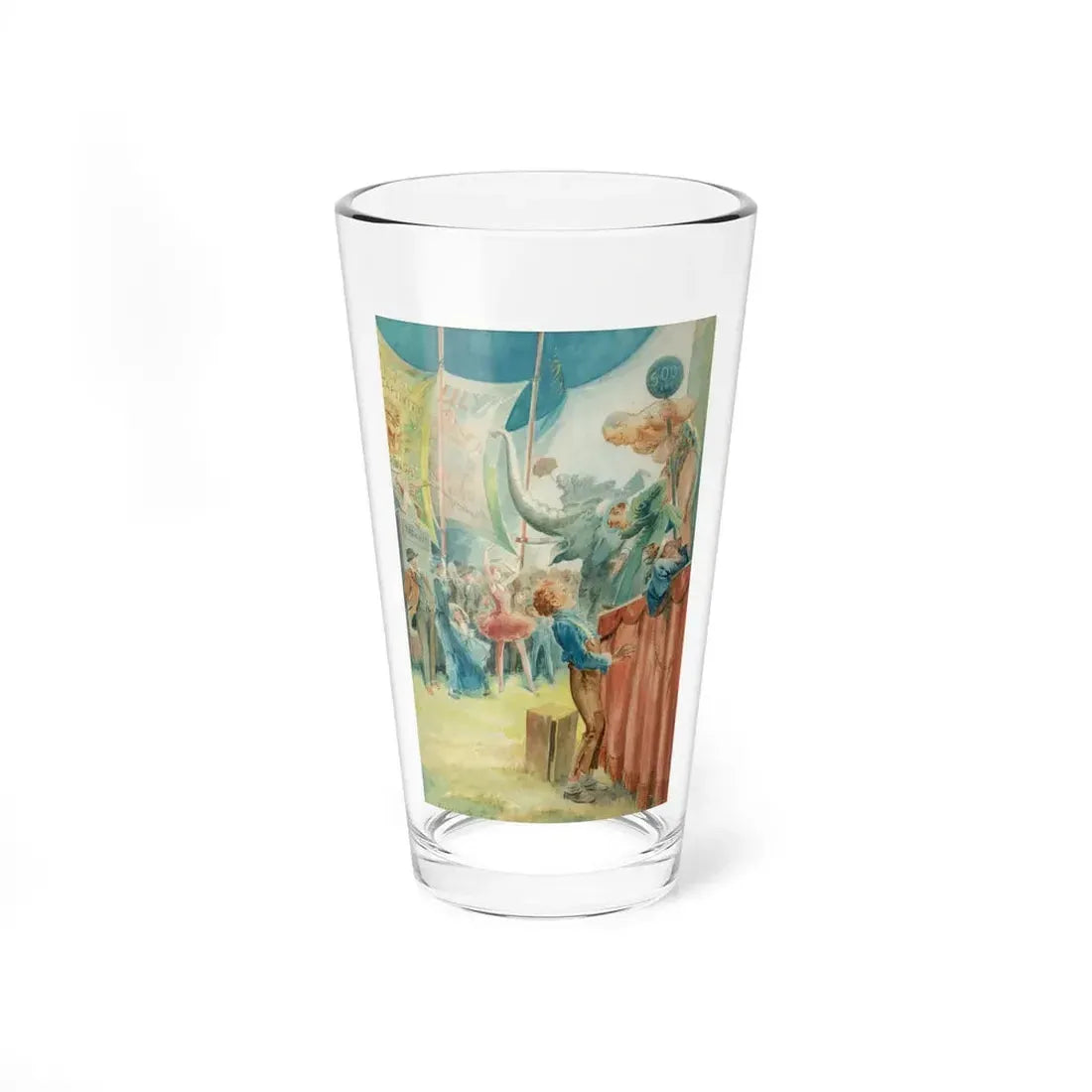 Test your Strength, 1937 (Magazine Illustration) Pint Glass 16oz 16oz - Go Mug Yourself