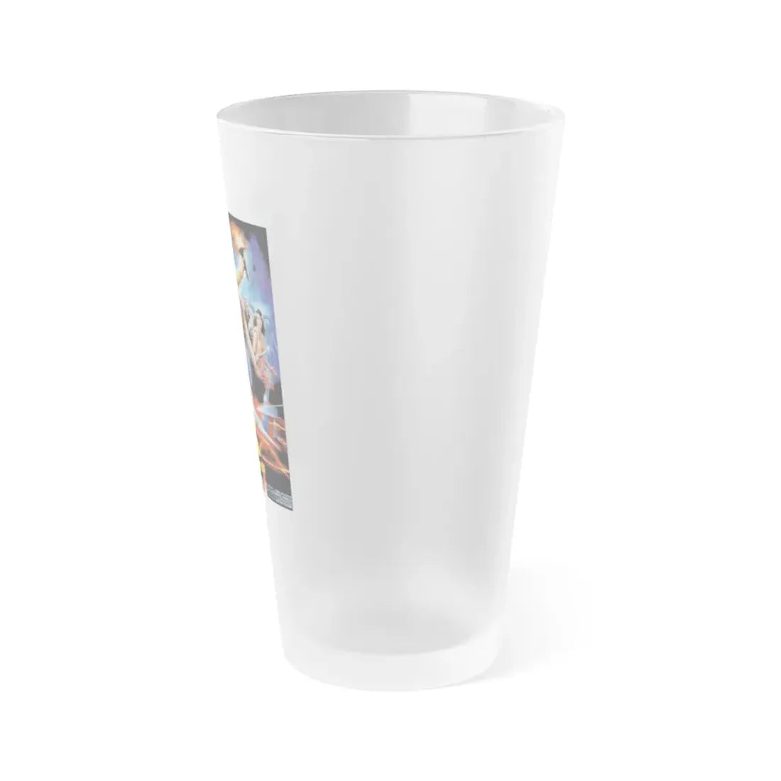 TEX AND THE LORD OF THE DEEP 1985 Movie Poster - Frosted Pint Glass 16oz - Go Mug Yourself