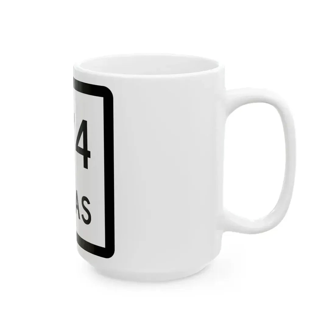Texas 274 (Texas) (Road Sign) White Coffee Mug - Go Mug Yourself