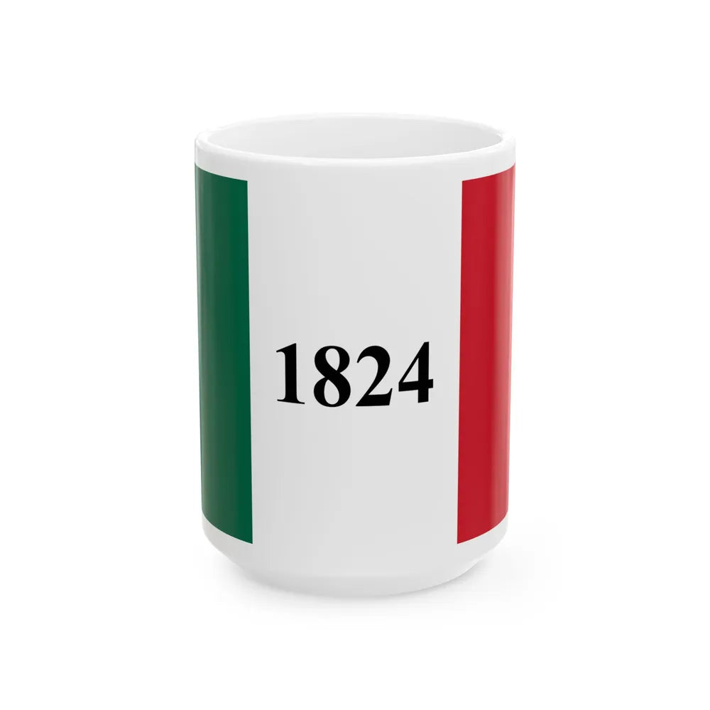 Texas Alamo Flag (United States) White Coffee Mug 15oz - Go Mug Yourself