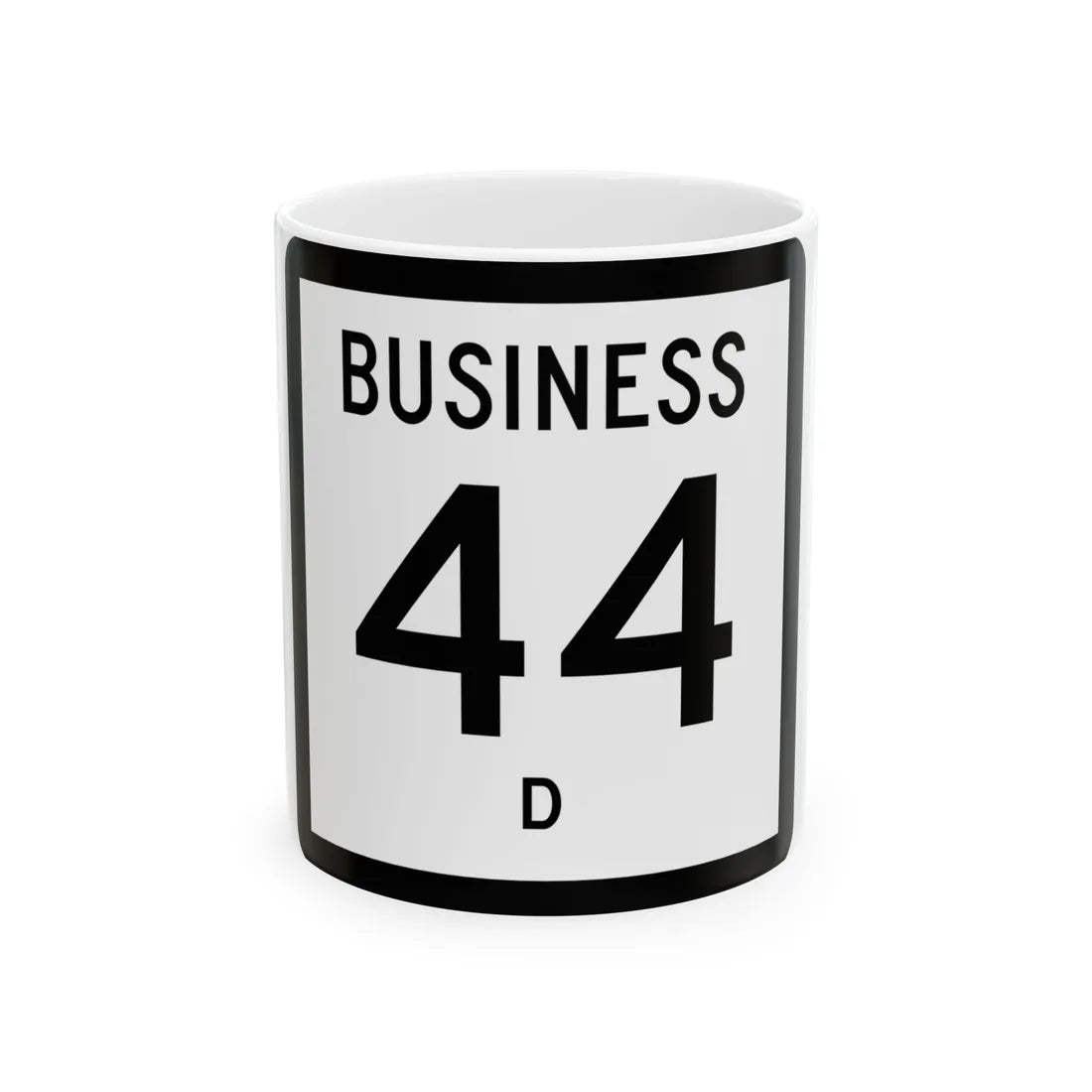 Texas Business XX-X (Texas) (Road Sign) White Coffee Mug 11oz - Go Mug Yourself
