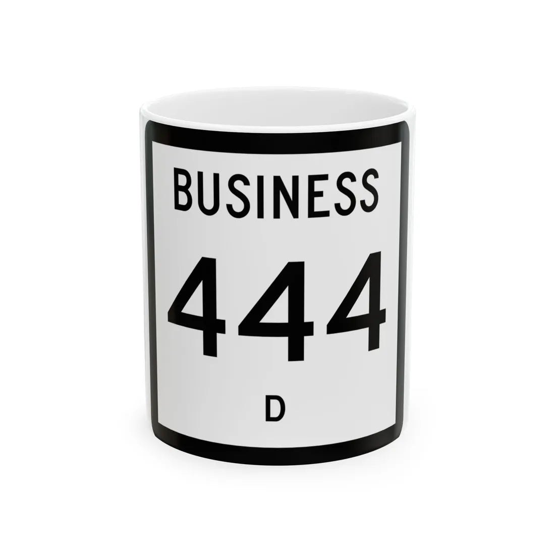Texas Business XXX-X (Texas) (Road Sign) White Coffee Mug 11oz - Go Mug Yourself