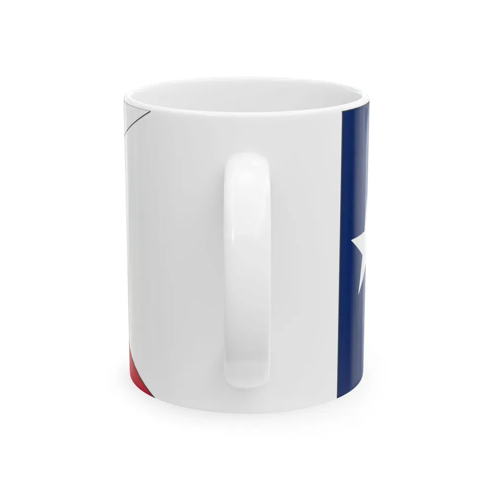 Texas Coasting Trader Flag 1839-1845 (United States) White Coffee Mug - Go Mug Yourself