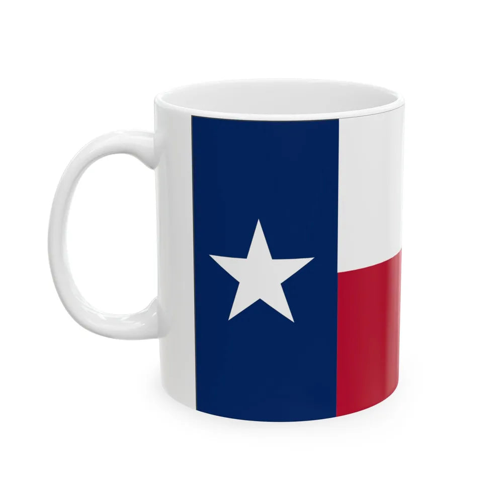 Texas Coasting Trader Flag 1839-1845 (United States) White Coffee Mug - Go Mug Yourself