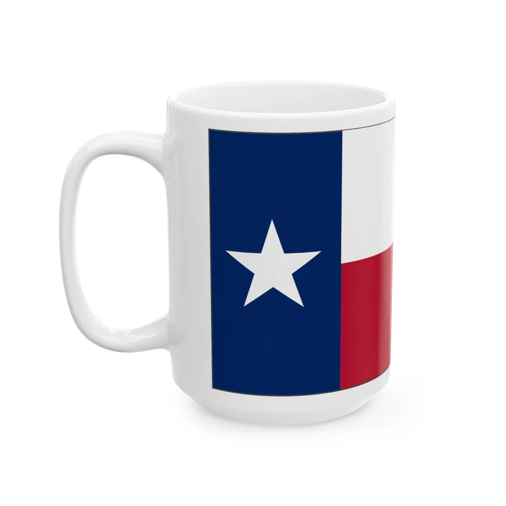 Texas Coasting Trader Flag 1839-1845 (United States) White Coffee Mug - Go Mug Yourself