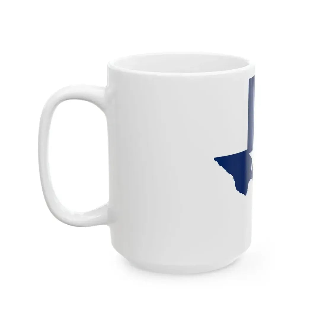 Texas flag map (United States) White Coffee Mug - Go Mug Yourself