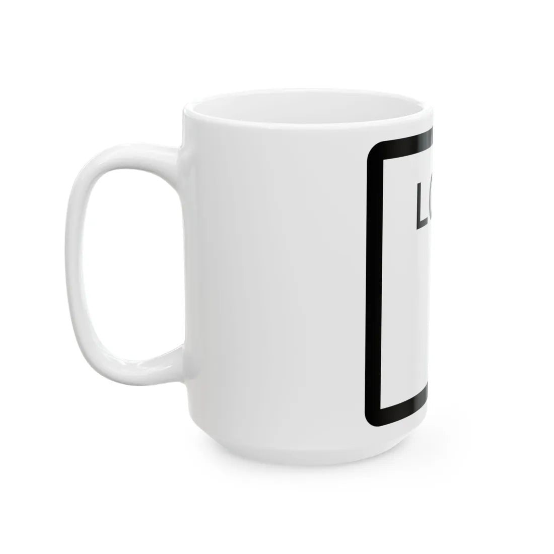 Texas Loop 1 (Texas) (Road Sign) White Coffee Mug - Go Mug Yourself