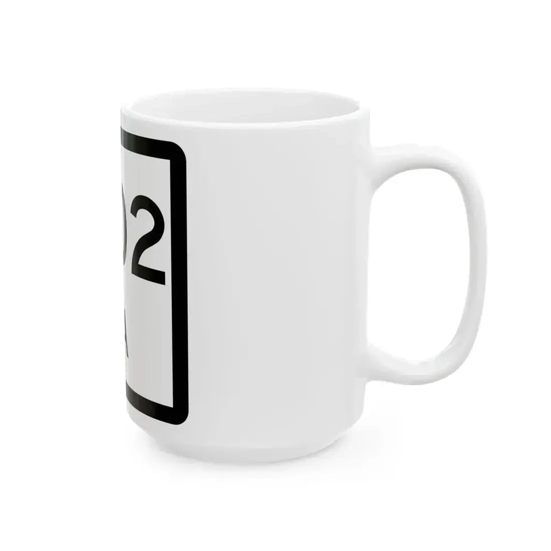 Texas PA 1502 (Texas) (Road Sign) White Coffee Mug - Go Mug Yourself