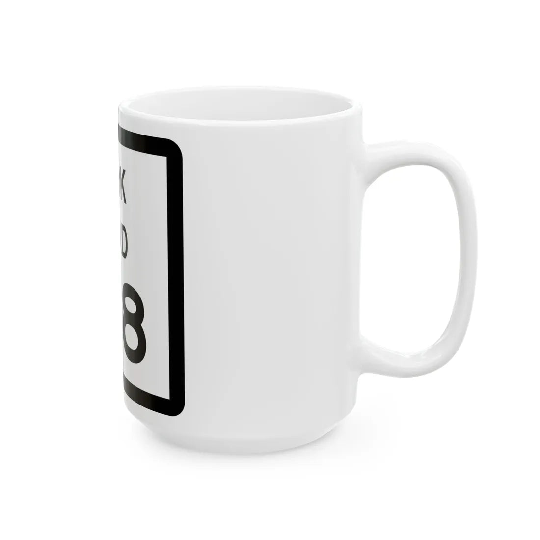 Texas Park Road 138 (Texas) (Road Sign) White Coffee Mug - Go Mug Yourself