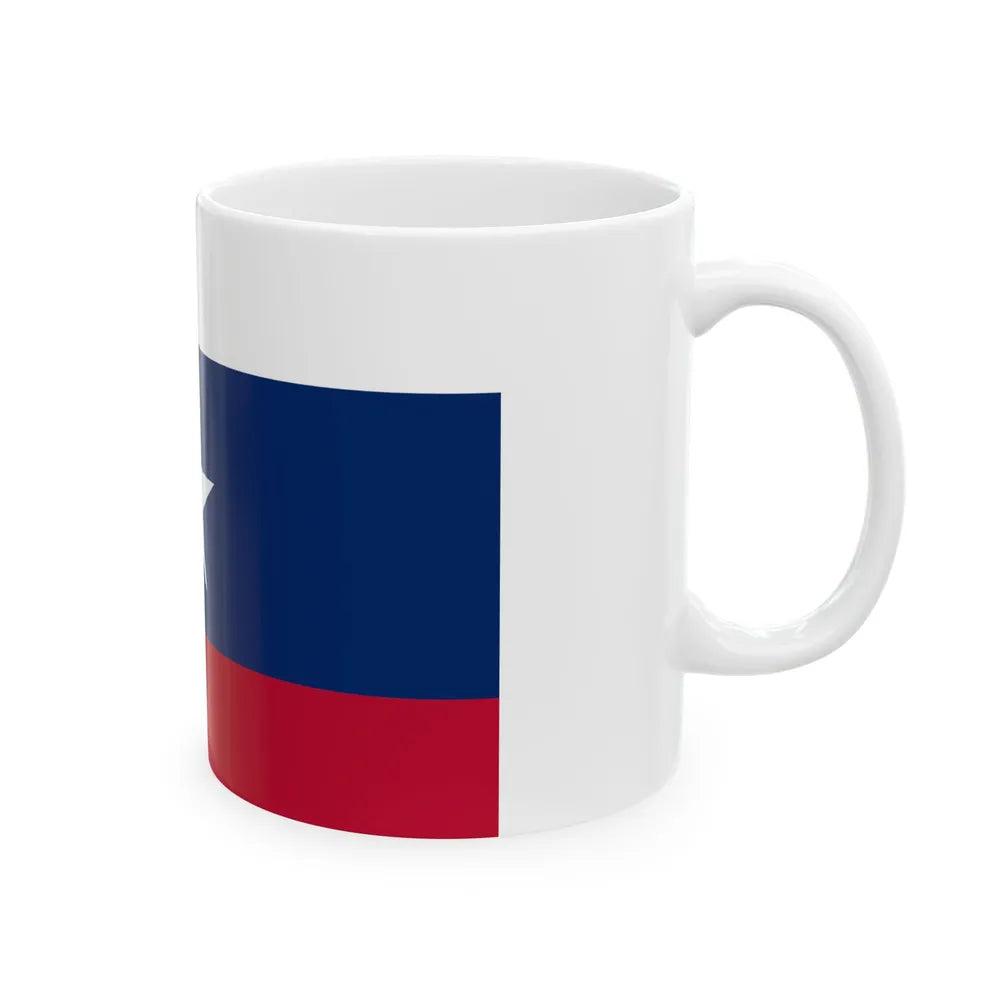 Texas Pilot Flag 1839-1845 (United States) White Coffee Mug - Go Mug Yourself