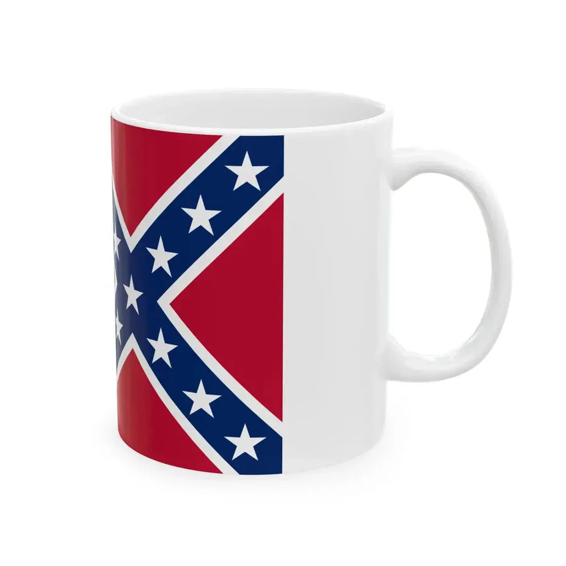 Texas Rebel Confederate (United States) White Coffee Mug - Go Mug Yourself