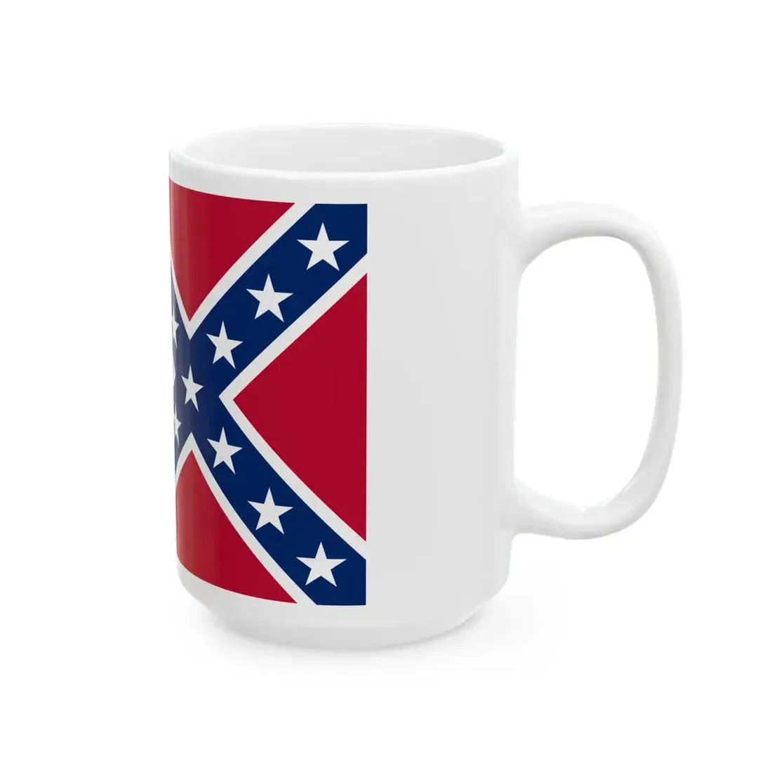 Texas Rebel Confederate (United States) White Coffee Mug - Go Mug Yourself