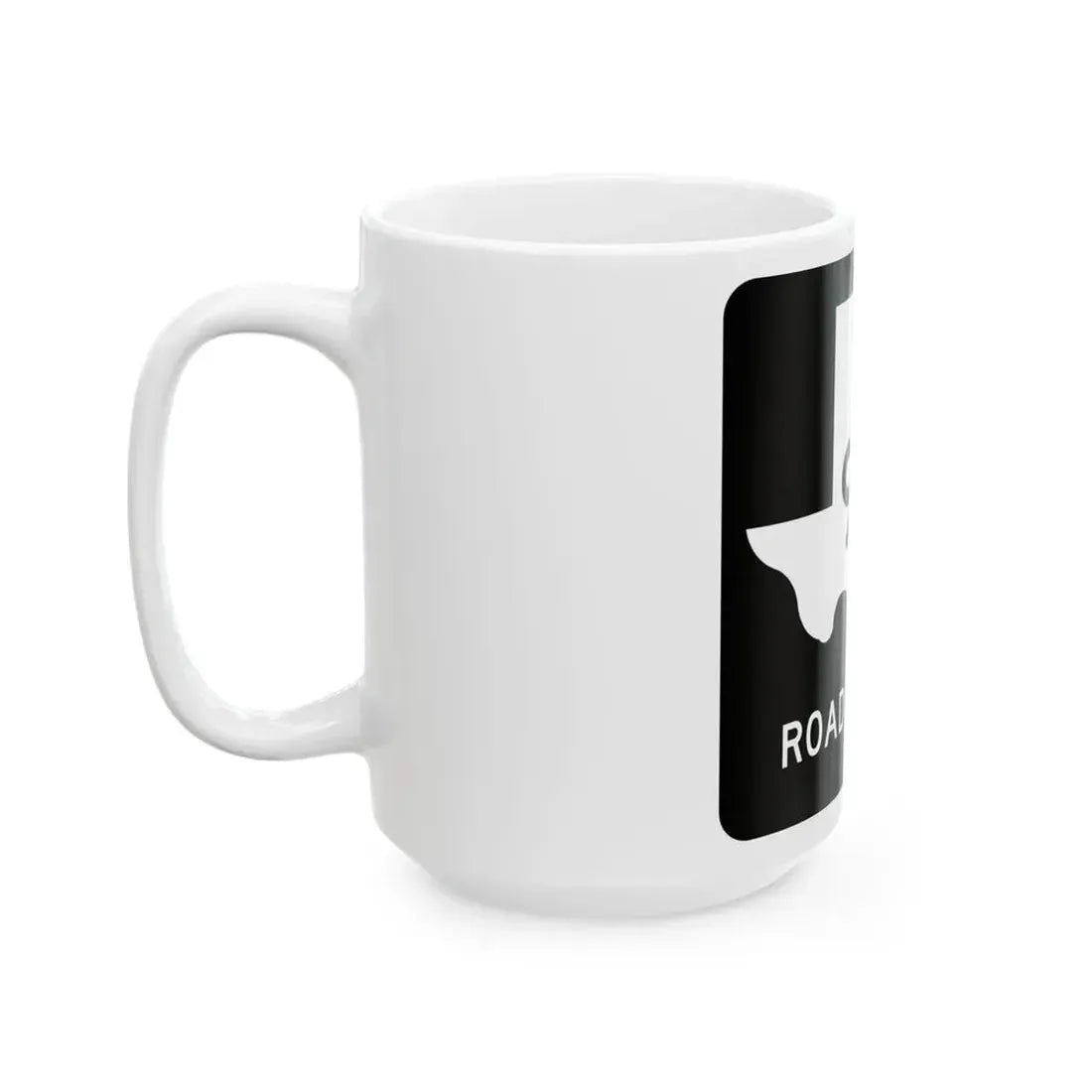 Texas RM 965 (Texas) (Road Sign) White Coffee Mug - Go Mug Yourself