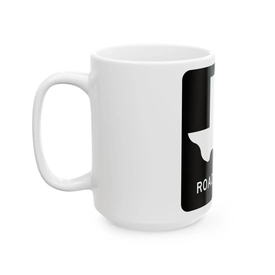 Texas RR 1 (Texas) (Road Sign) White Coffee Mug - Go Mug Yourself