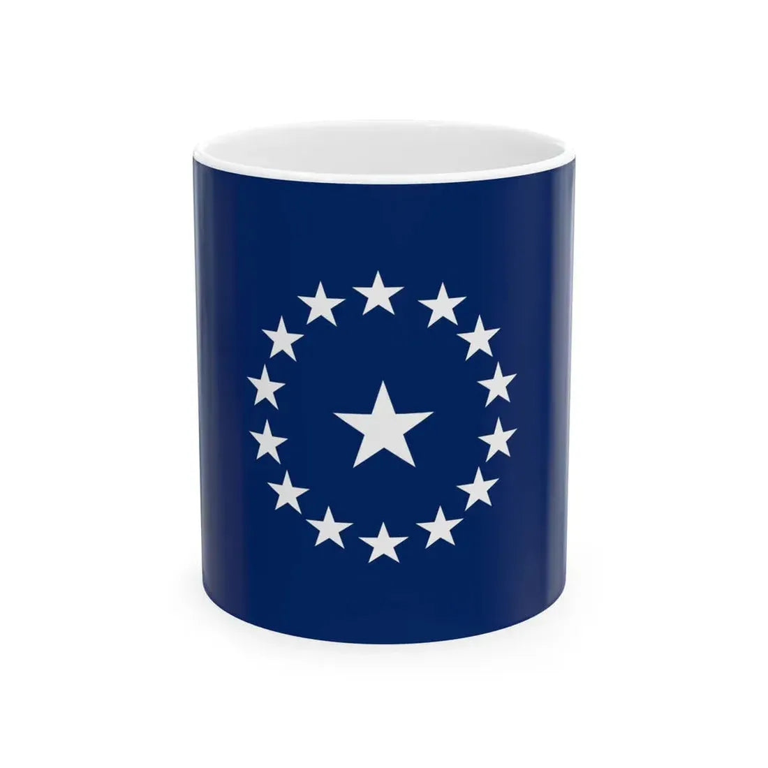 Texas Secession Flag Variant 2 (United States) White Coffee Mug 11oz - Go Mug Yourself