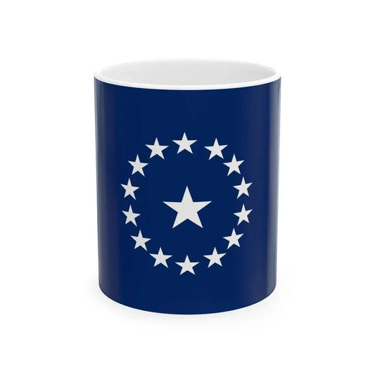 Texas Secession Flag Variant 2 (United States) White Coffee Mug 11oz - Go Mug Yourself
