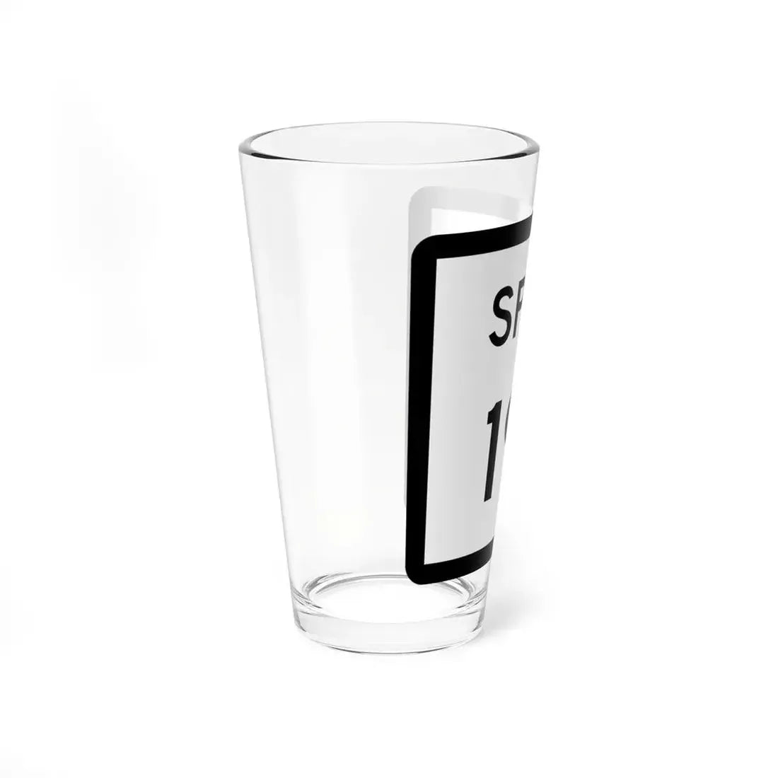 Texas Spur 191 (Texas) (Road Sign) Pint Glss 16oz - Go Mug Yourself