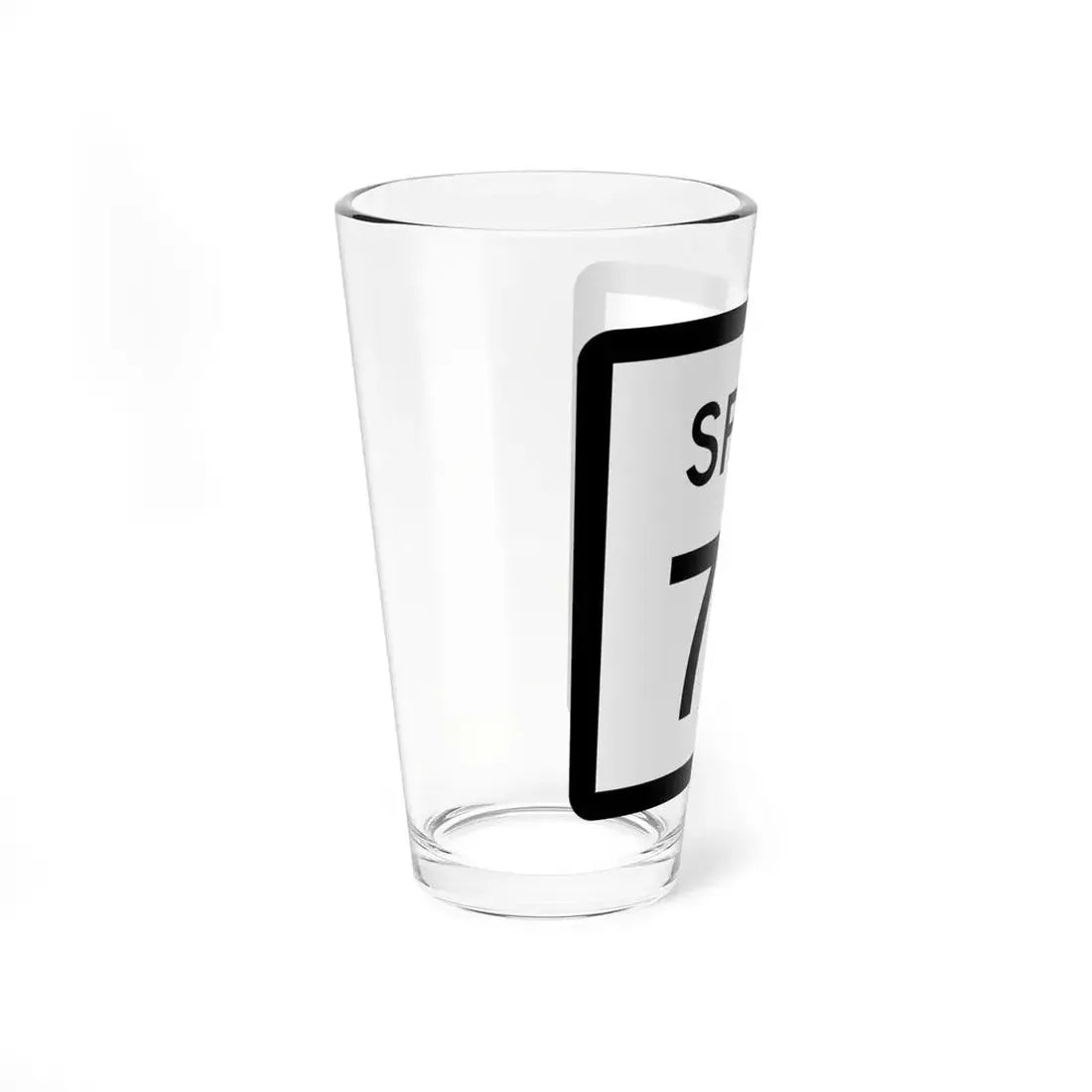 Texas Spur 70 (Texas) (Road Sign) Pint Glss 16oz - Go Mug Yourself