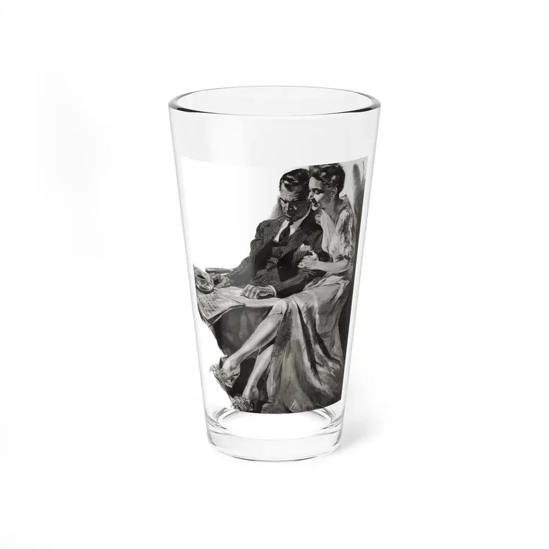 Than Katrina, Liberty magazine, October 24, 1942 (Magazine Illustration) Pint Glass 16oz 16oz - Go Mug Yourself