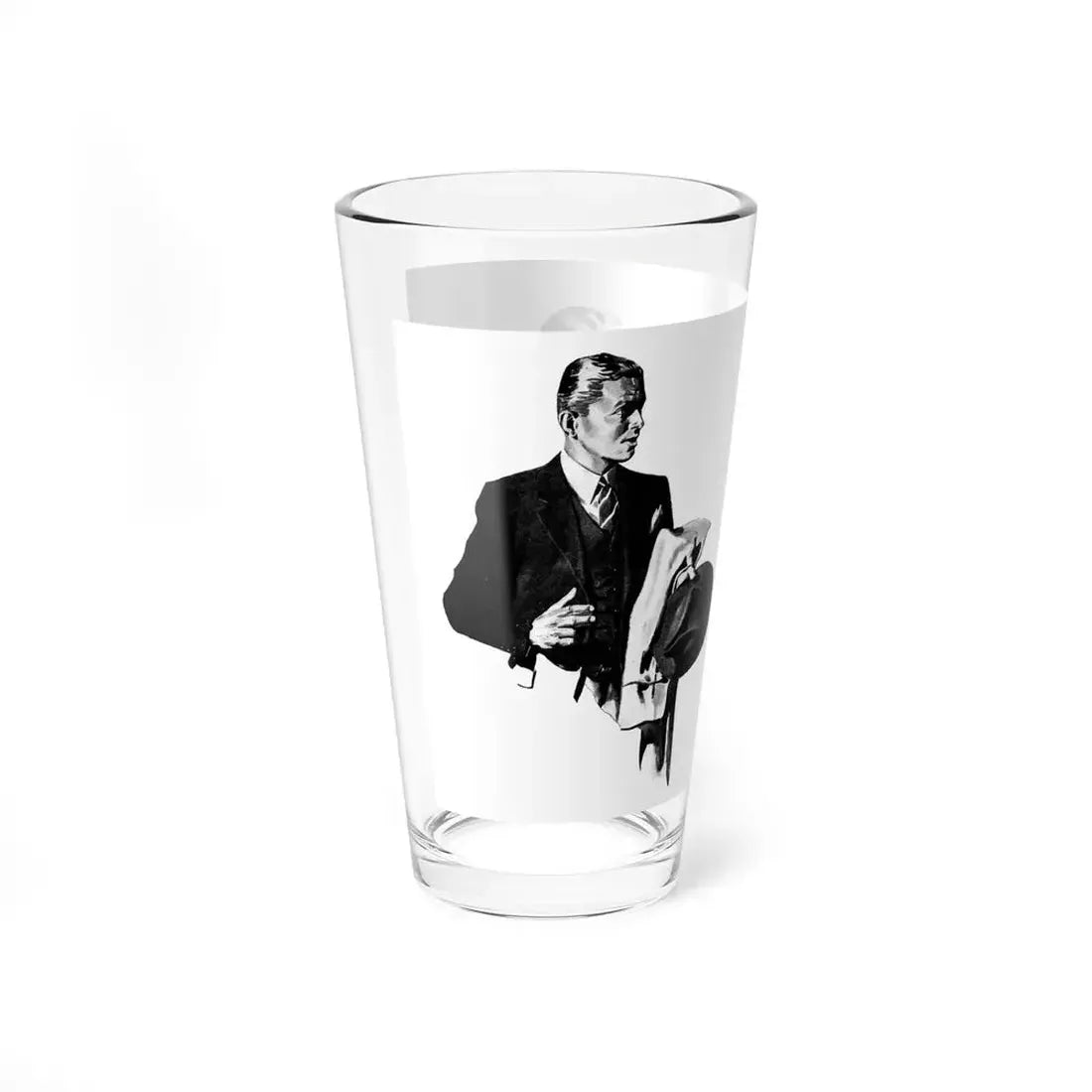 Thanksgiving for Three, Liberty magazine, November 28, 1936 (Magazine Illustration) Pint Glass 16oz - Go Mug Yourself