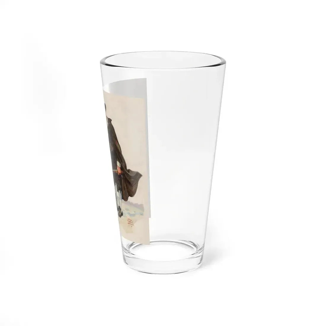 Thanksgiving, probable magazine cover, 1924 (Magazine Illustration) Pint Glass 16oz - Go Mug Yourself