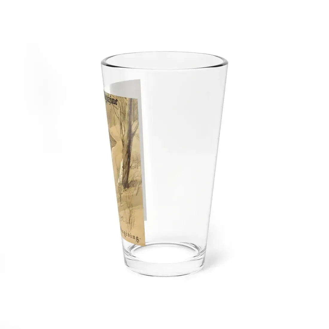 Thanksgiving, Saturday Magazine cover, November 22, 1913 (Magazine Illustration) Pint Glass 16oz - Go Mug Yourself