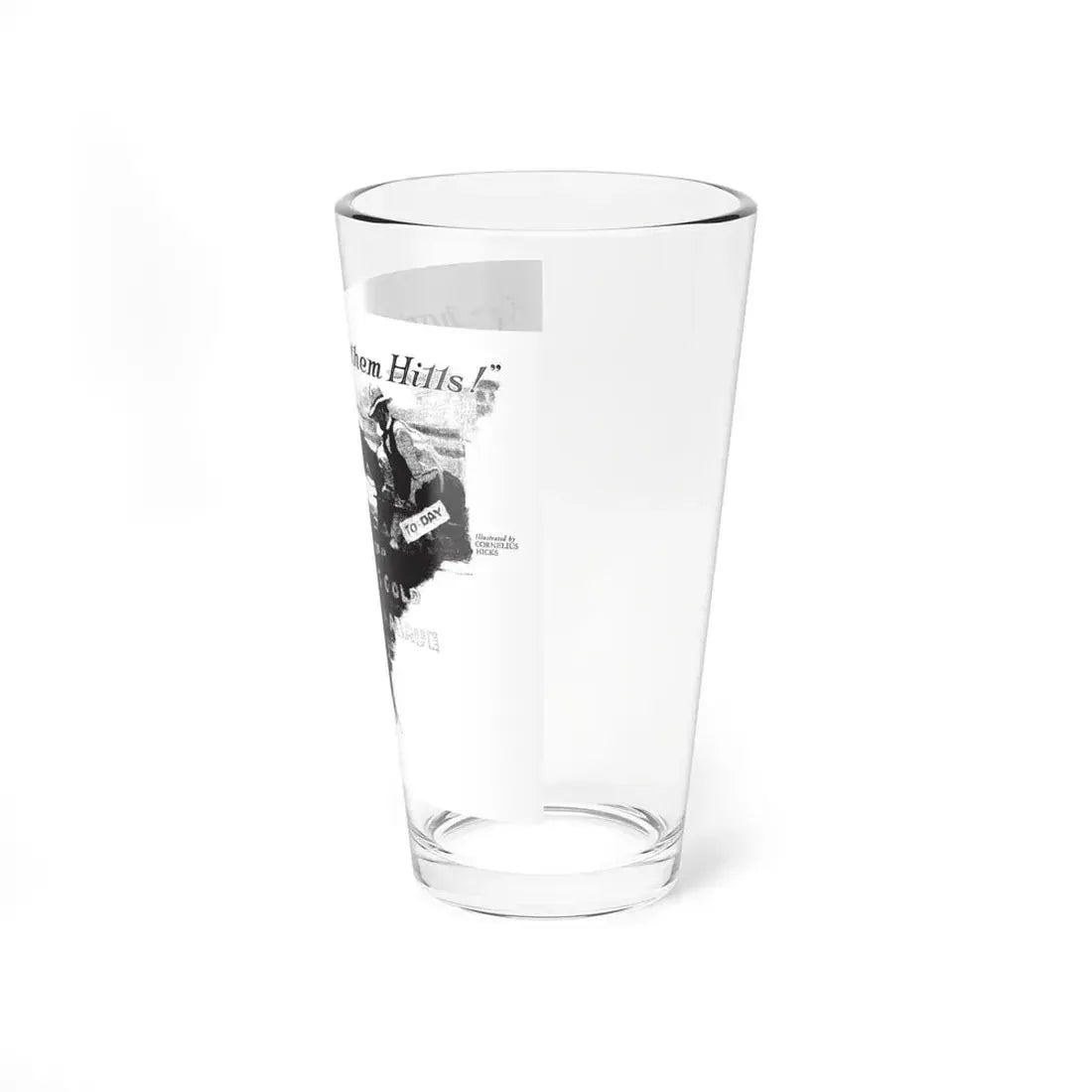 Thar's Gold in them Hills, Collier's, January 7, 1928 (Magazine Illustration) Pint Glass 16oz - Go Mug Yourself