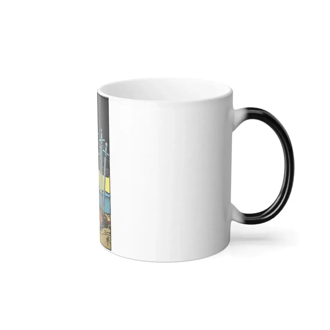 The 10 of Swords (Tarot Card) Color Changing Mug 11oz - Go Mug Yourself