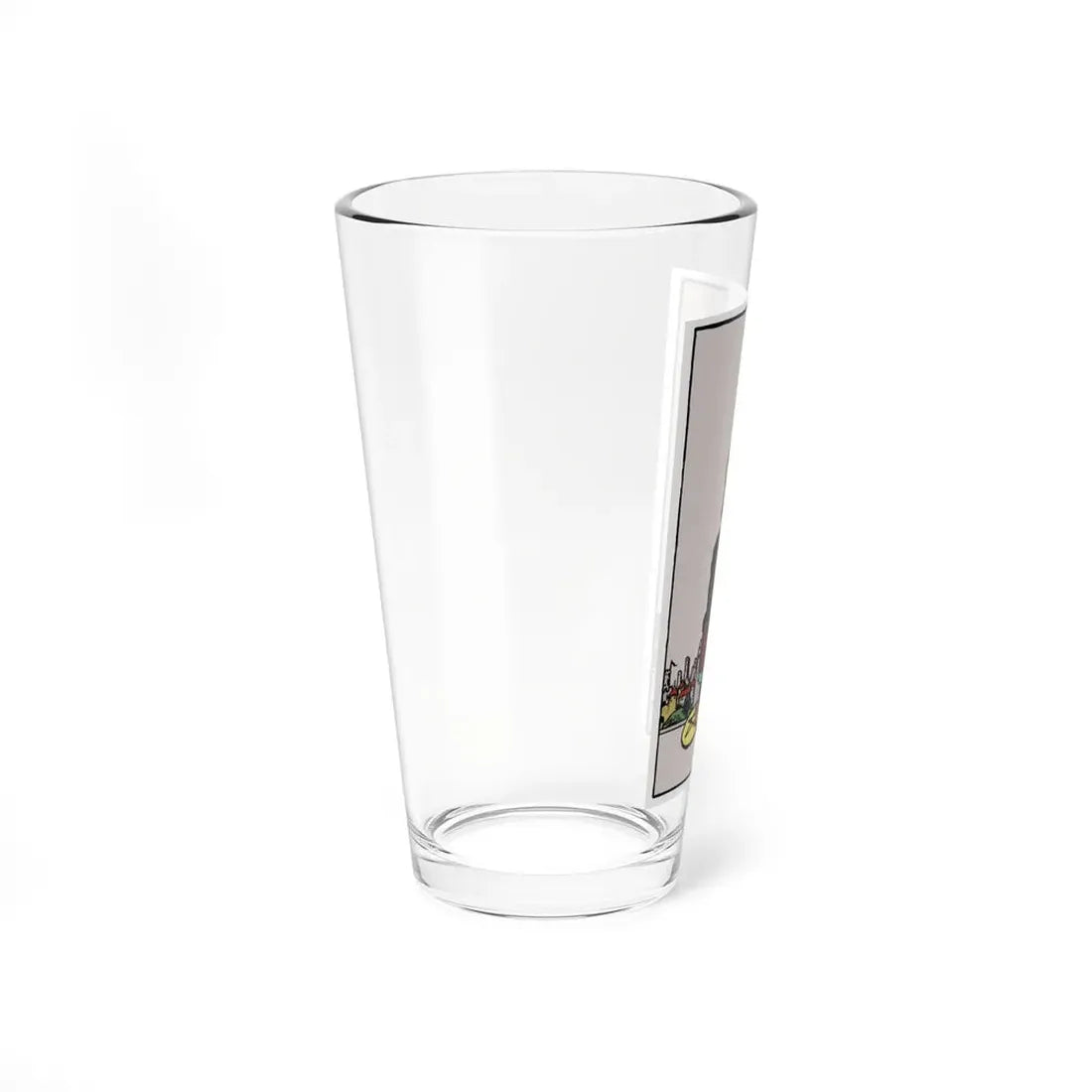 The 4 of Pentacles (Tarot Card) Pint Glass 16oz - Go Mug Yourself