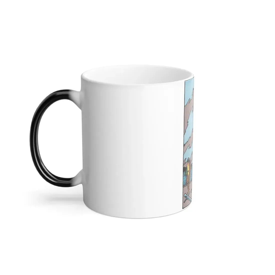 The 5 of Swords (Tarot Card) Color Changing Mug 11oz - Go Mug Yourself