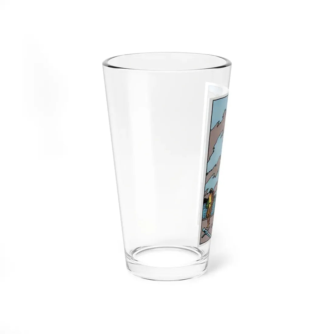 The 5 of Swords (Tarot Card) Pint Glass 16oz - Go Mug Yourself