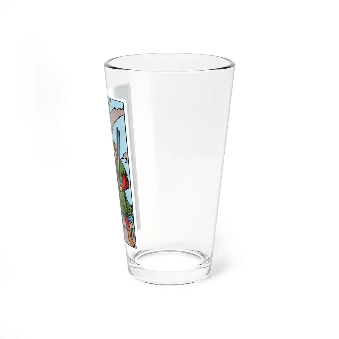 The 5 of Swords (Tarot Card) Pint Glass 16oz - Go Mug Yourself