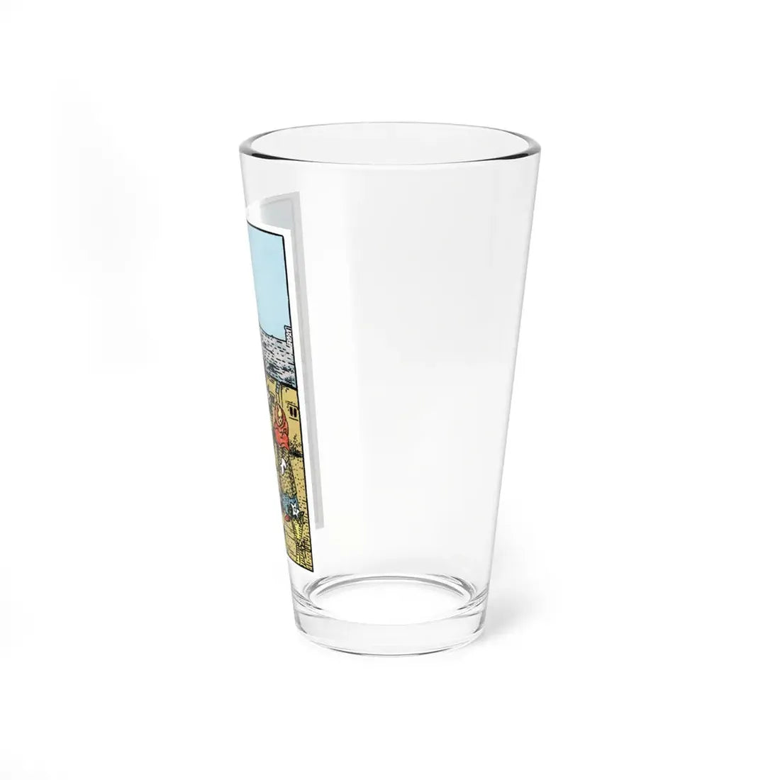 The 6 of Cups (Tarot Card) Pint Glass 16oz - Go Mug Yourself