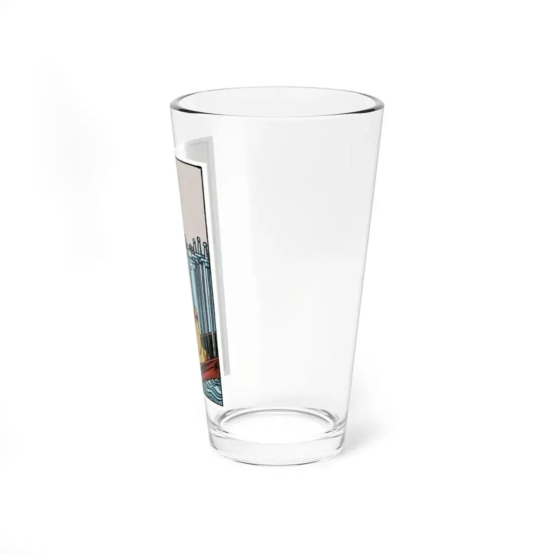 The 6 of Swords (Tarot Card) Pint Glass 16oz - Go Mug Yourself