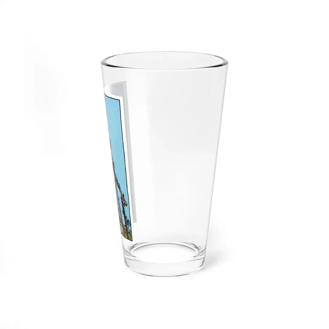 The 7 of Wands (Tarot Card) Pint Glass 16oz - Go Mug Yourself